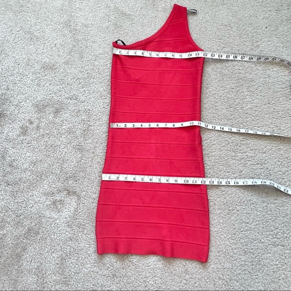 BEBE One Shoulder Bandage Body Con Dress—SZ. XS - Picture 7 of 9